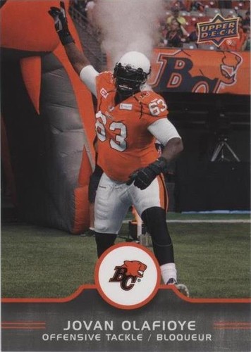 2016 Upper Deck CFL Jovan Olafioye #84