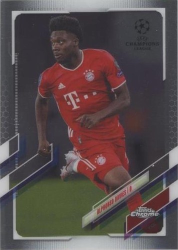 2020-21 Topps Chrome UCL Alphonso Davies #42