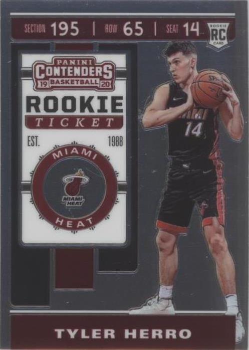 Tyler Herro contenders RC auto /49シリ Tyler Herro contenders RC auto /49シリ