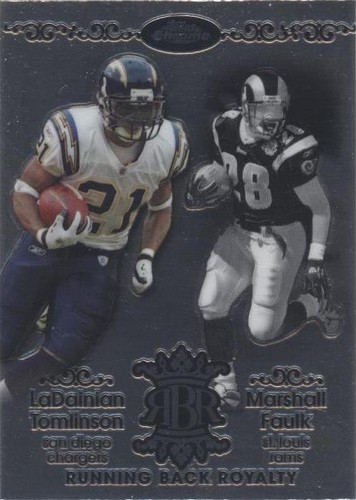 2007 Topps Chrome LaDainian Tomlinson Marshall Faulk #RBRD-TF