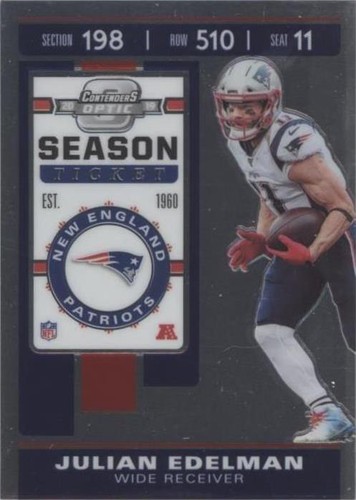 2019 Panini Contenders Optic Julian Edelman #10