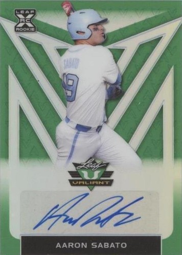 2020 Leaf Valiant - Aaron Sabato #BA-AS1