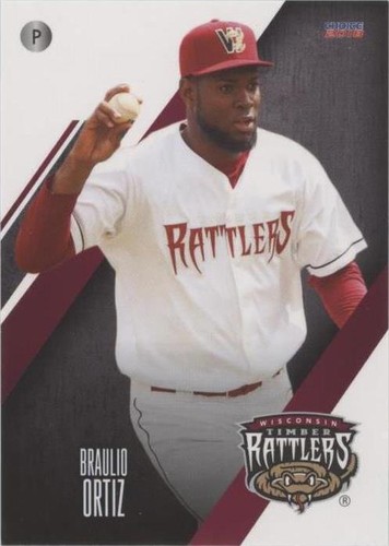 2018 Choice Wisconsin Timber Rattlers - Braulio Ortiz #24