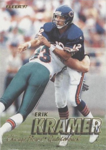 1997 Fleer Erik Kramer #177