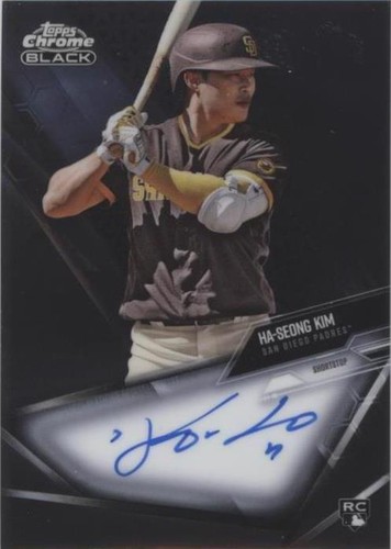 2021 Topps Chrome Black - Ha-Seong Kim #CBA-HK