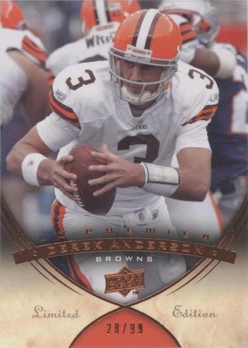 2008 UD Premier Derek Anderson #32