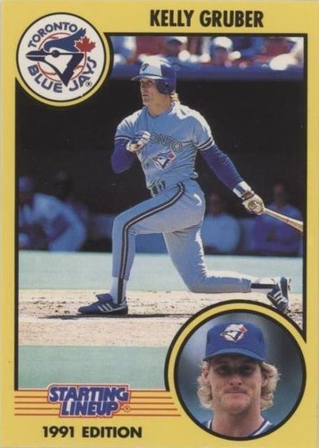 1991 Starting Lineup Cards - Kelly Gruber #17