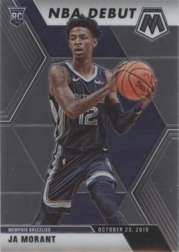 JA MORANT 2019/20 PANINI MOSAIC #219 PSA 9 MINT BASE ROOKIE