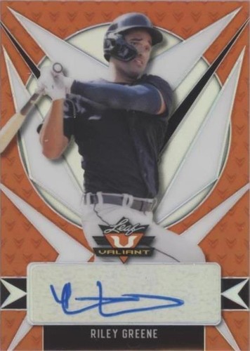 2021 Leaf Valiant - Riley Greene #BA-RG1