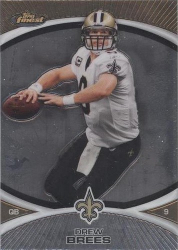 2010 Topps Finest Drew Brees #50