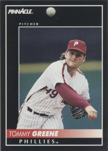 1992 Pinnacle - Tommy Greene #155