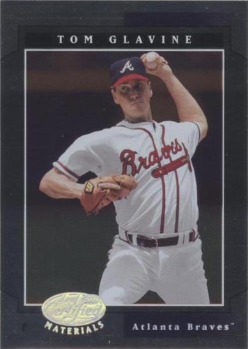 2001 Leaf Certified Materials - Tom Glavine #36