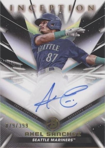 2023 Bowman Inception - Axel Sanchez #BPA-ASZ