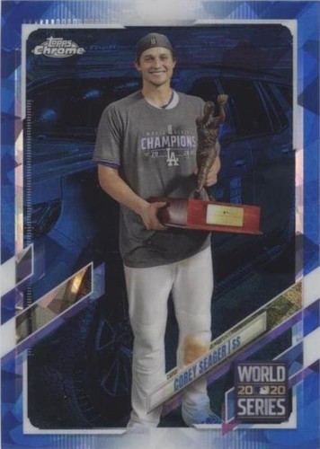 2021 Topps Chrome Sapphire Edition - Corey Seager #198
