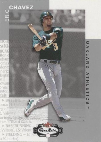2002 Fleer Box Score - Eric Chavez #104