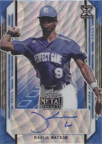 2021 Leaf Metal Draft - Kahlil Watson #BA-KW1