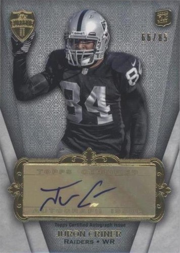 2012 Topps Supreme Juron Criner #SRA-JC