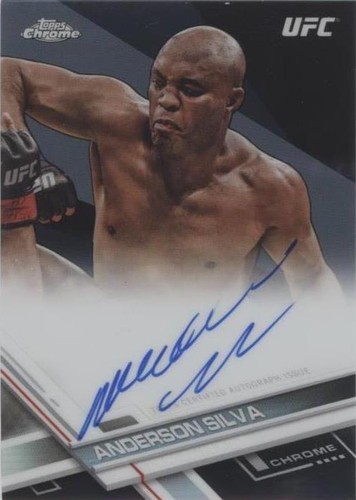 2017 Topps Chrome UFC - Anderson Silva #FA-AS