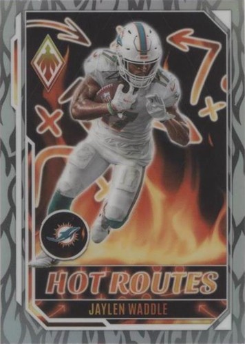 Jaylen Waddle SP SILVER SEISMIC 2023 Panini Phoenix #92