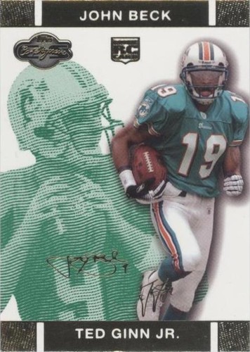 2007 Topps Co-Signers John Beck Ted Ginn Jr. #82