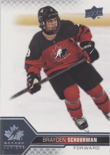 2022 Upper Deck Team Canada Juniors - Brayden Schuurman #26