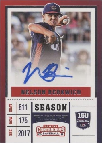 2017 Panini Elite Extra Edition - Nelson Berkwich #USAT-NB