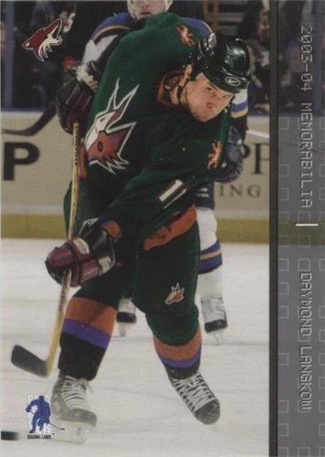 2003-04 In the Game Be A Player Memorabilia - Daymond Langkow #22