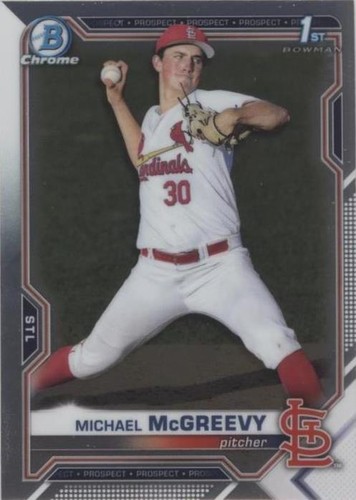 2021 Bowman Draft - Michael McGreevy #BDC-91