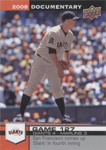 2008 Upper Deck Documentary - Matt Cain #3792