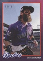 2018 Topps On Demand 1978 Tribute - Charlie Blackmon #15A