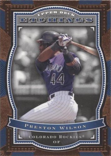 2004 Upper Deck Etchings - Preston Wilson #60