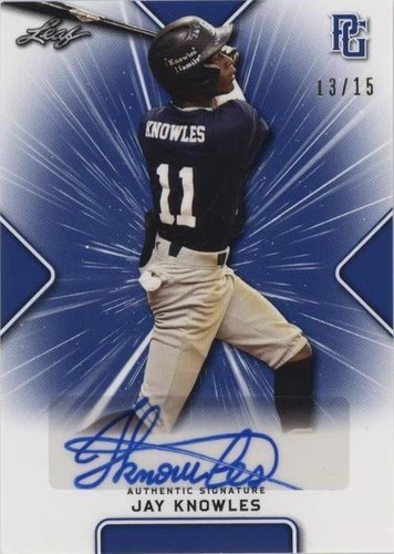 2021 Leaf Perfect Game National Showcase - Jay Knowles #BA-JK1