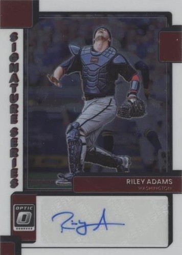 2022 Panini Donruss Optic - Riley Adams #SIGS-RI