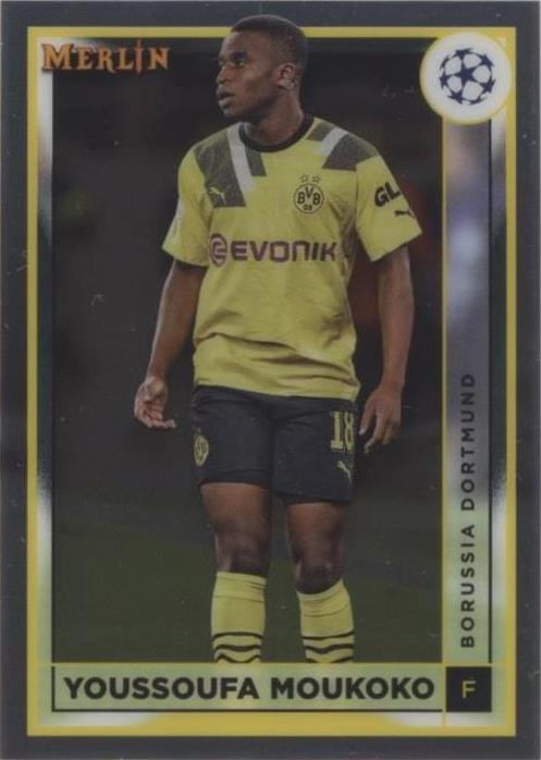 2022-23 Topps Merlin UEFA Club Competitions Youssoufa Moukoko #33