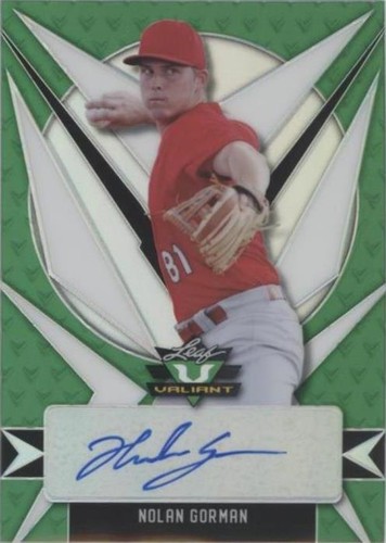 2021 Leaf Valiant - Nolan Gorman #BA-NG1