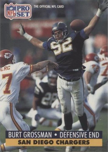 1991 Pro Set Burt Grossman #283