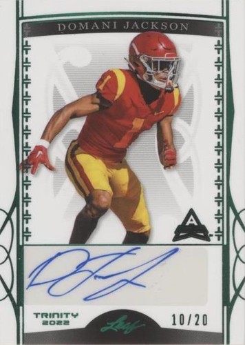 2022 Leaf Trinity Domani Jackson #BA-DJ1