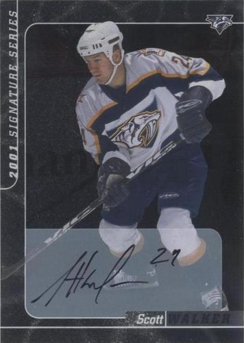 2000-01 In the Game Be A Player Signature Series - Scott Walker #43