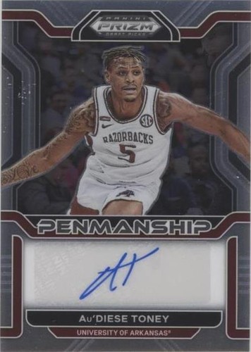 2022-23 Panini Prizm Draft Picks - Au'Diese Toney #CP-ATO