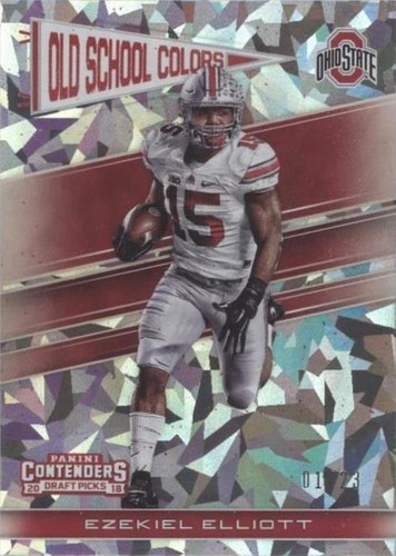 2018 Panini Contenders Draft Picks Ezekiel Elliott #10