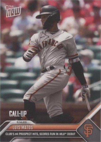 2023 Topps Now - Luis Matos #443