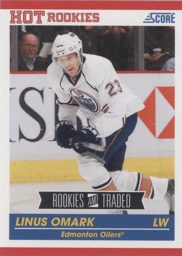 2010-11 Score Rookies & Traded - Linus Omark #607