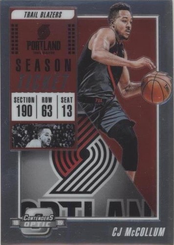 2018-19 Panini Contenders Optic - C.J. McCollum #31