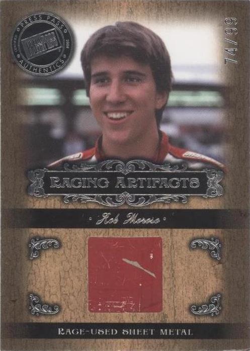 2008 Press Pass Legends - Rob Moroso #RM-S
