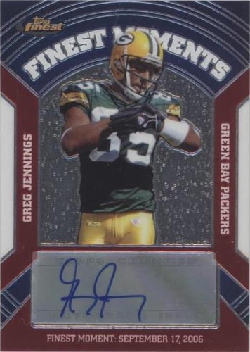 2007 Topps Finest Greg Jennings #FMA-GJ
