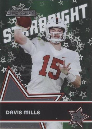 2021 Wild Card Alumination Davis Mills #SB-8