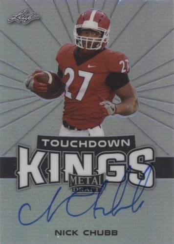 2018 Leaf Metal Draft Nick Chubb #TK-NC1