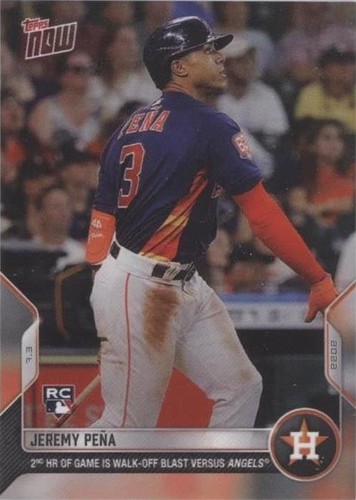 2022 Topps Now - Jeremy Pena #460