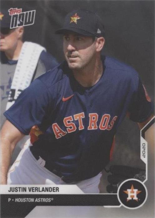 2020 Topps Now Road to Opening Day - Justin Verlander #OD-159
