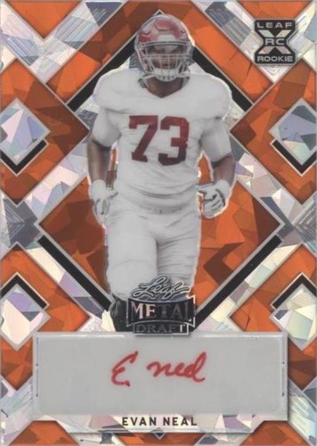 2022 Leaf Metal Draft Evan Neal #BA-EN1